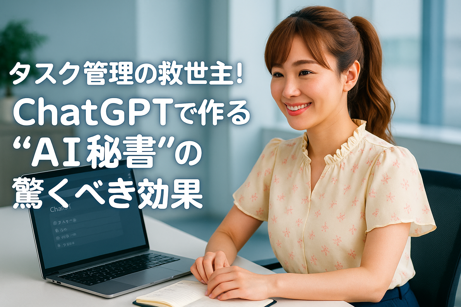 タスク管理の救世主！ChatGPTで作るAI秘書の驚くべき効果