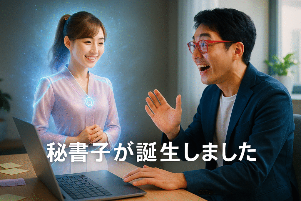 秘書子が誕生しました