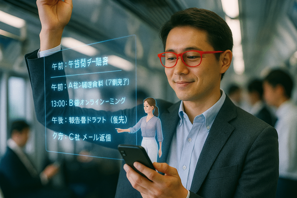 朝のミーティング