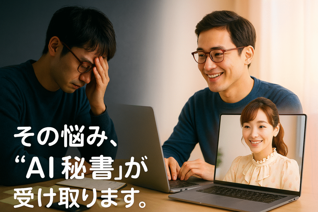 その悩み、AI秘書が受け取ります